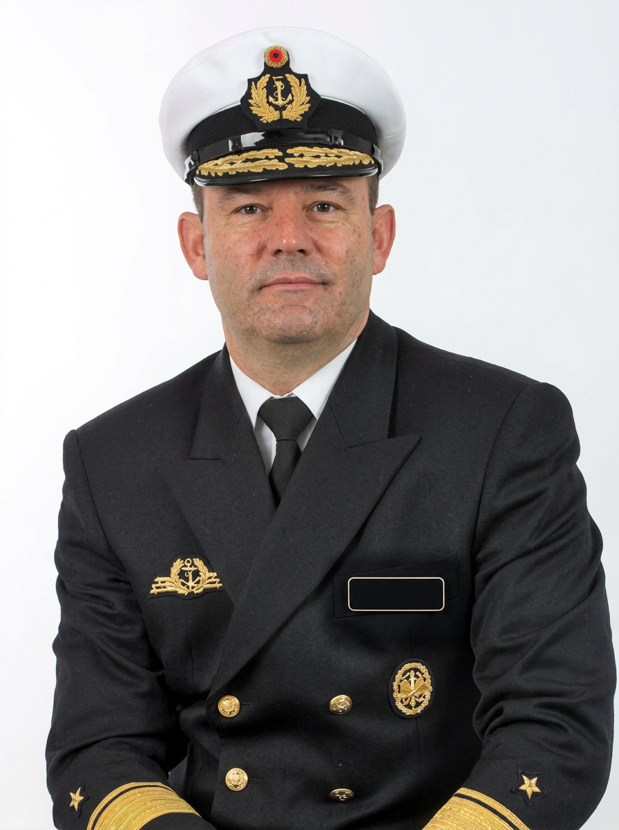 Flottillenadmiral Ulrich Reineke in Dienstuniform